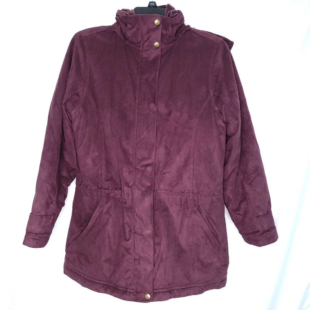L.L.BEAN Women's Full Zip Hooded Winter Coat XS PETITE